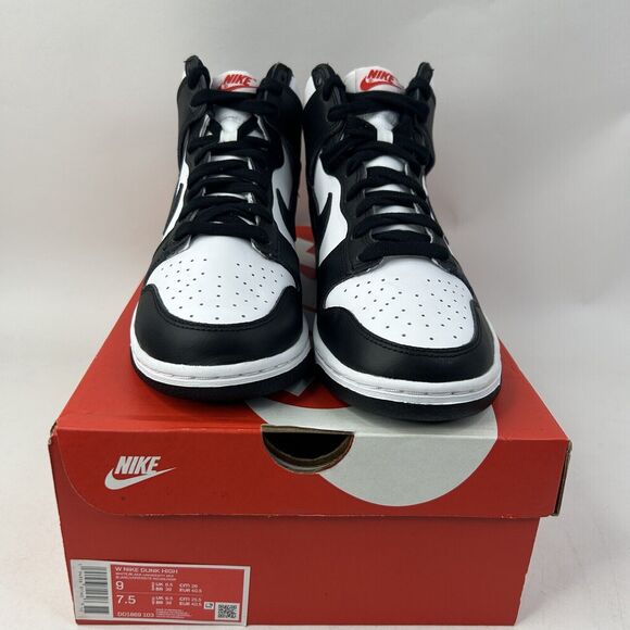 Nike Shoes Dunk High WMNS “Panda/Black White” 2024 - Picture 2 of 5